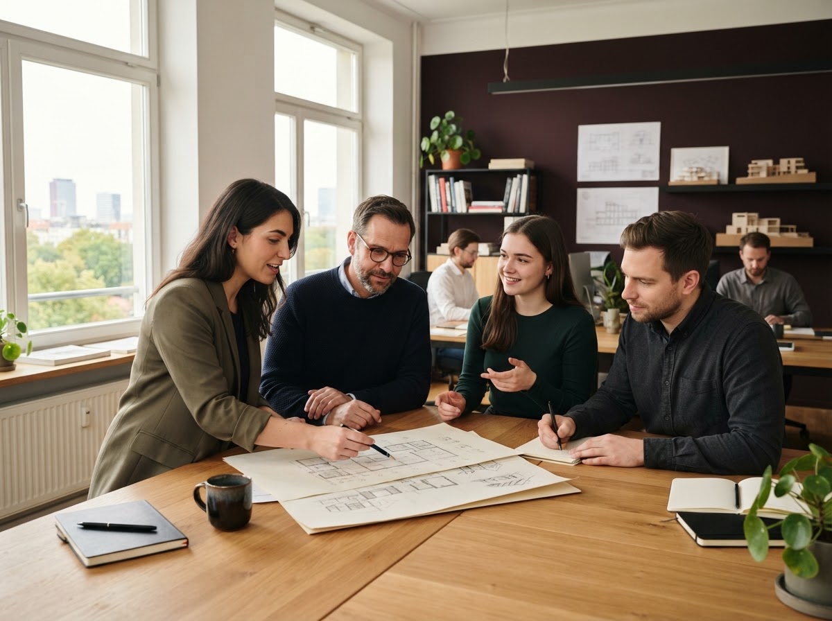 Vlurenadru Team bei der Analyse von Portfoliodaten